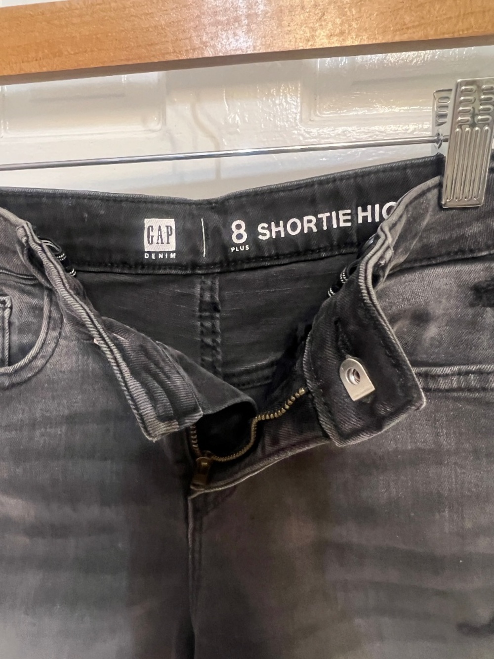 8 Plus/Black Jean Gap Shorts